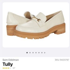 Sam Edelman
Tully Mini Loafers size 8.5 - NEW cream color with gold accent.